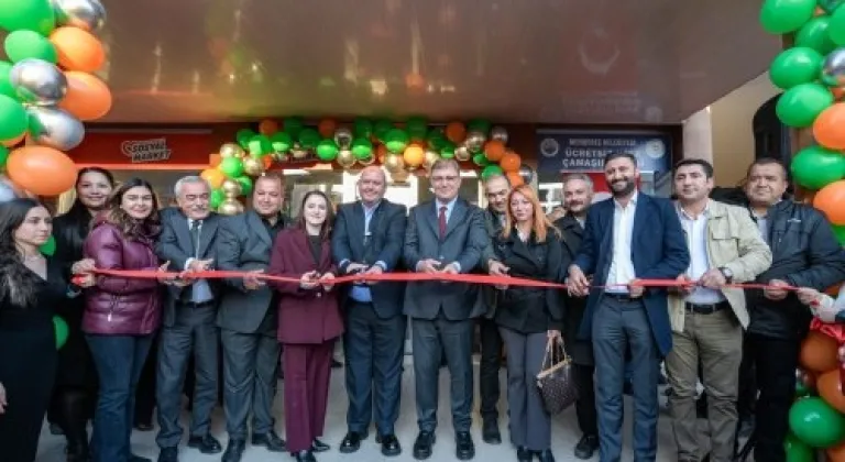 BİR SOSYAL MARKET DE MENDERES'TE AÇILDI