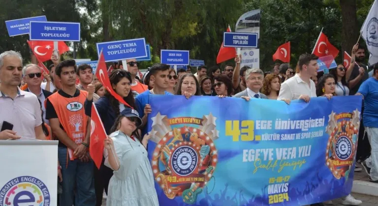 EGE'YE VEFA YILI ŞENLİK YÜRÜYÜŞÜ DÜZENLENDİ