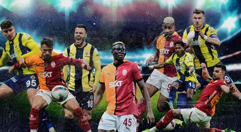 GALATASARAY-FENERBAHÇE DERBİSİ 20.45'TE BAŞLAYACAK