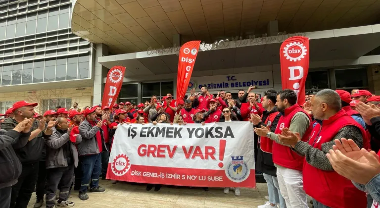 GAZİEMİR BELEDİYESİ'NDE GREV