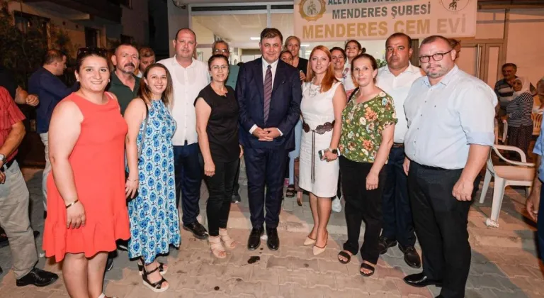 MENDERES'TE GÖNÜLLER BİR OLDU LOKMALAR PAYLAŞILDI