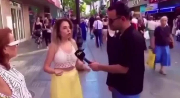 Karşıyaka'da Sokak Röportajında Instagram Yasağına Tepki Gösteren Kadın Tutuklandı