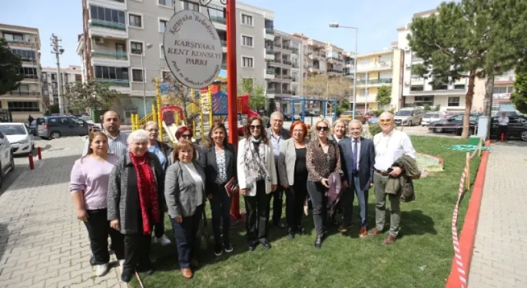 KARŞIYAKA'NIN PARKLARI YENİLENİYOR