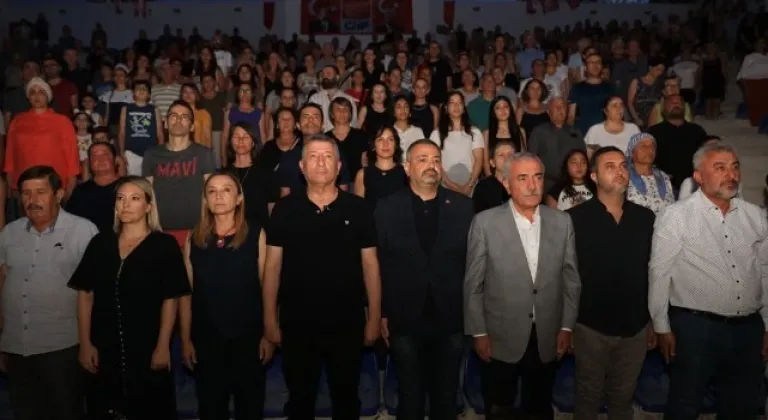 MADIMAK'TA KATLEDİLENLER GÜZELBAHÇE'DE TÜRKÜLERLE ANILDI