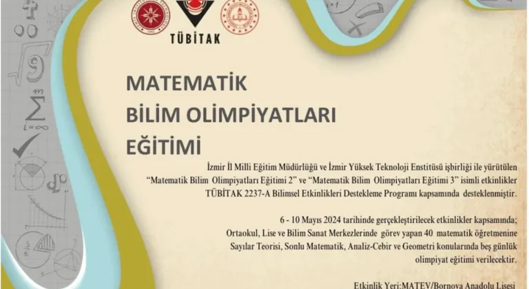 MATEMATİK BİLİM OLİMPİYATLARI EĞİTİMİ