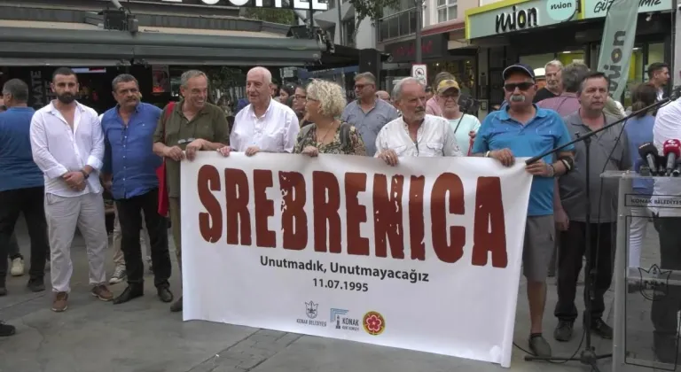 SREBRENITSA SOYKIRIMI KONAK'TA ANILDI