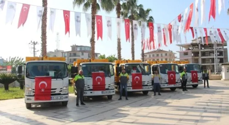 TEMİZLİK FİLOSUNA 5 YENİ ARAÇ EKLENDİ