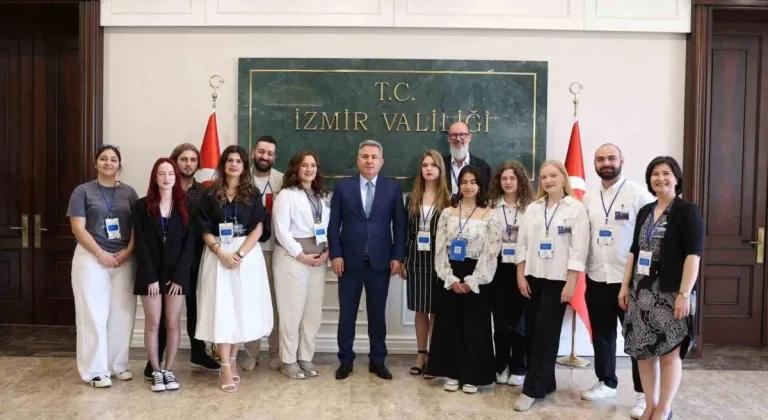 ULUSLARARASI ÖĞRENCİLER VALİ ELBAN'I ZİYARET ETTİ